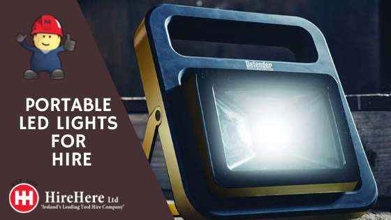 Hire Here Dublin portable LED lights for hire