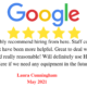 Hire Here Ltd Dublin Google 5 Star Review May 2021