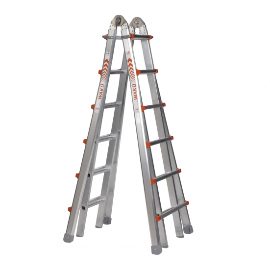 Folding Telescopic Ladder Adjustable Ladder | Hire Here Dublin
