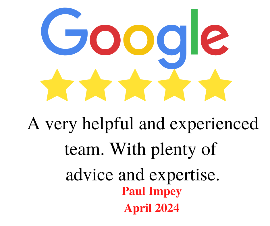 Hire Here Dublin 5 star Google Review April 2024