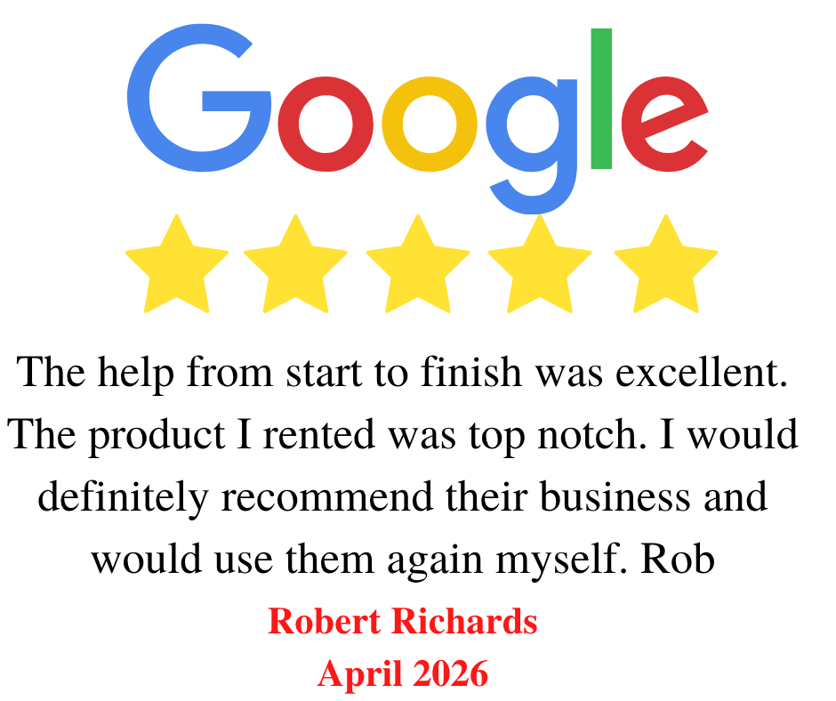 Hire Here Dublin 5 star Google Review  April  2026