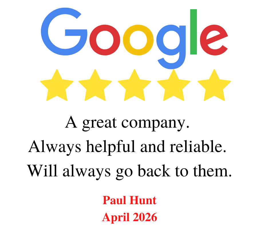 Hire Here Dublin 5 star Google Review  April 2026