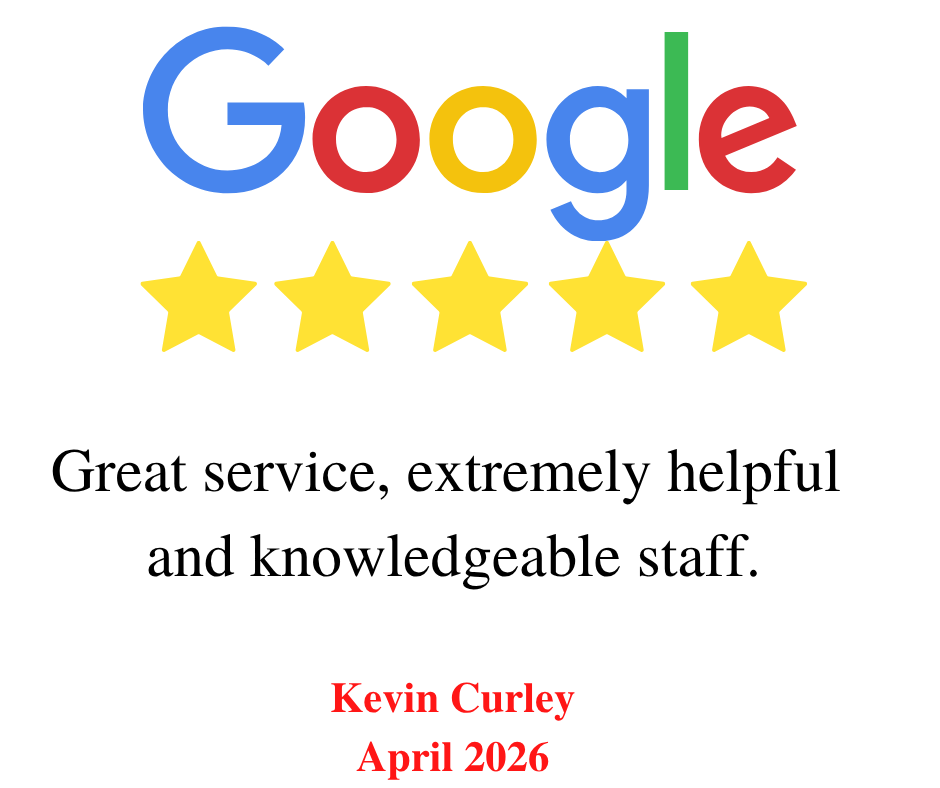 Hire Here Dublin 5 star Google Review April  2026