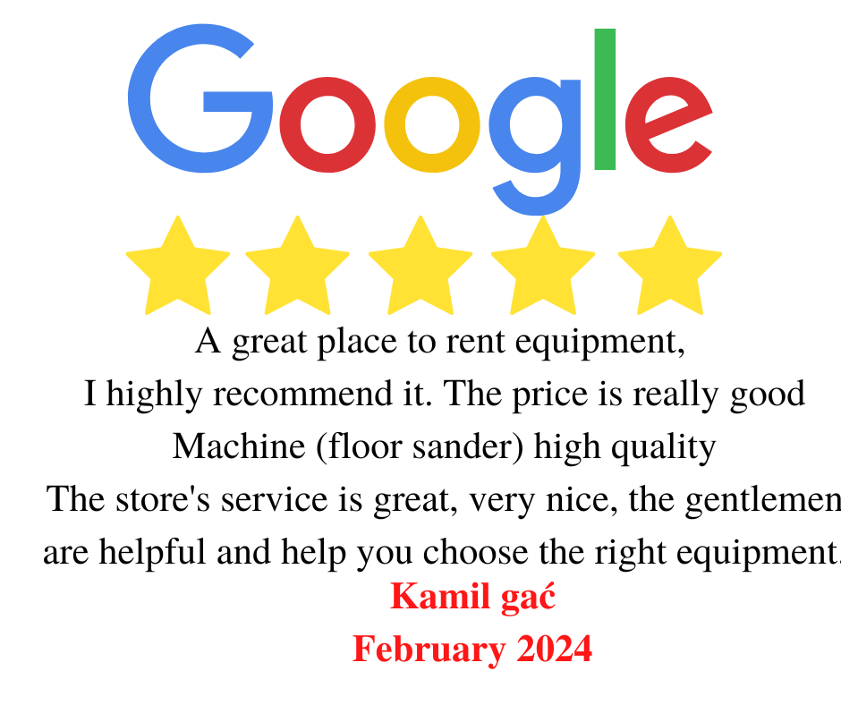 Hire Here Dublin 5 star Google Review  February 2024