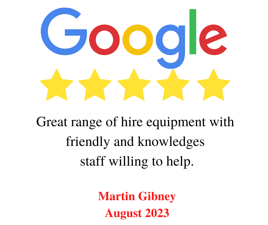 Hire Here Dublin 5 star Google Review  August 2023