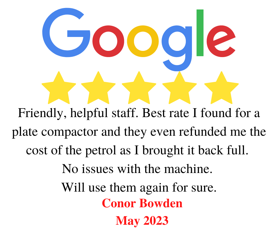 Hire Here Dublin 5 star Google Review  May 2023
