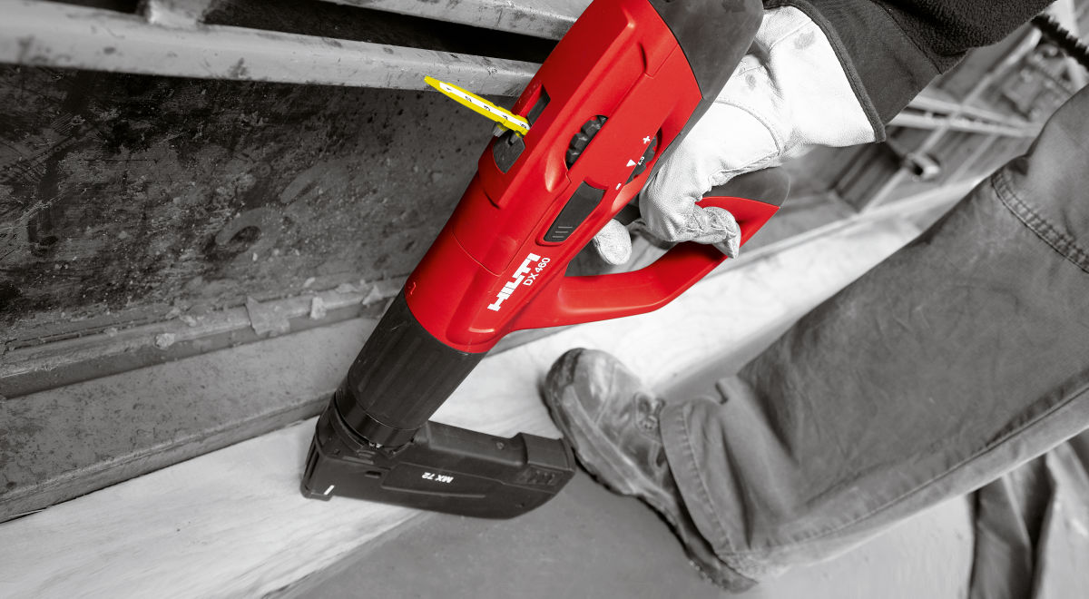 Direct Fastening: Hilti DX 2 POWDER-ACTUATED TOOL - YouTube