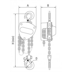 Chain Block & Tackle (1 Ton)