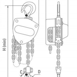 Chain Block & Tackle (1 Ton) Chain Block & Tackle (1 Ton)